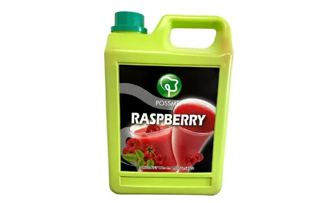 Possmei Frugtsirup Til Bubble Tea Med Hindbær Smag 2,5 Kg. - Frugtsirup