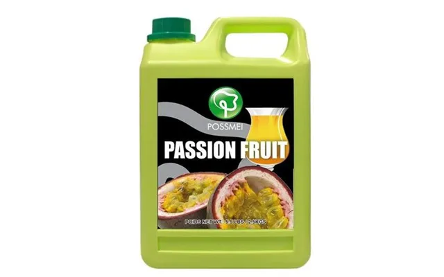 Possmei Frugtsirup Til Bubble Tea Passionsfrugt Smag 2,5 Kg. - Frugtsirup