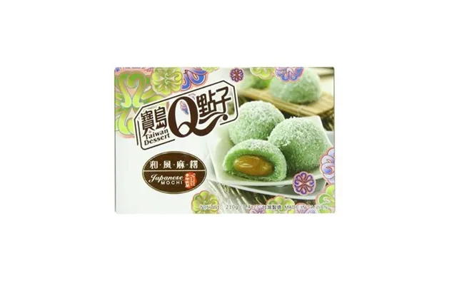 Q He Fong Coconut Pandan Mochi 210 G. - Mochi