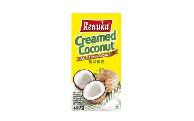 Renuka Coconut Cream Block 200 G. - Kokosmælk