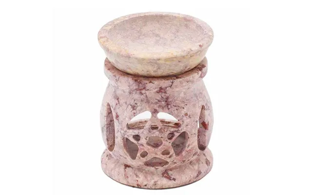 Sæbestens Oliebrænder 8 Cm Tre Måner Pentagram - Dekoration