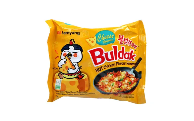 Samyang Buldak Hot Chicken Ramen Cheese Flavour 140 G. - Stop Madspild