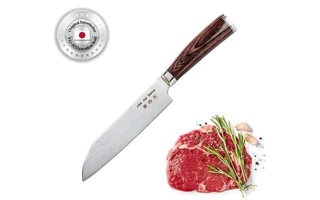 Santoku Knife Universal Kniv Med Smuk Magnetkasse 30 Cm. - Køkkenkniv