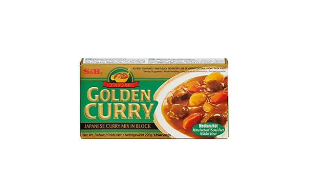 S&b Golden Curry Mix Medium Hot 220 G. - Paste Og Pasta