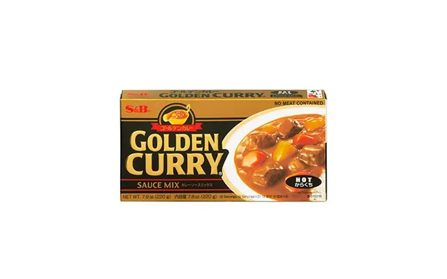 S&b Golden Curry Sauce Mix Hot 220 G. - Paste Og Pasta