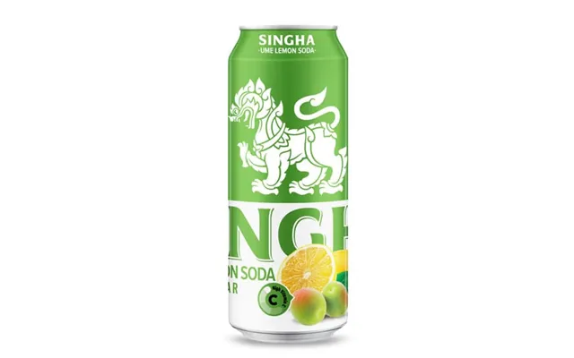 Singha Ume Lemon Soda Zero Sugar 330 Ml. - Stop Madspild