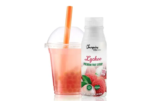 Sirup Til Bubble Tea Med Lychee 300 Ml. - Frugtsirup