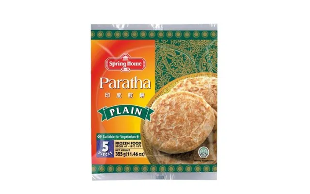 Springhome Paratha Plain 5 Stk. 325 G. Frostvare - Forårsrulledej, Gyoza Og Melprodukter