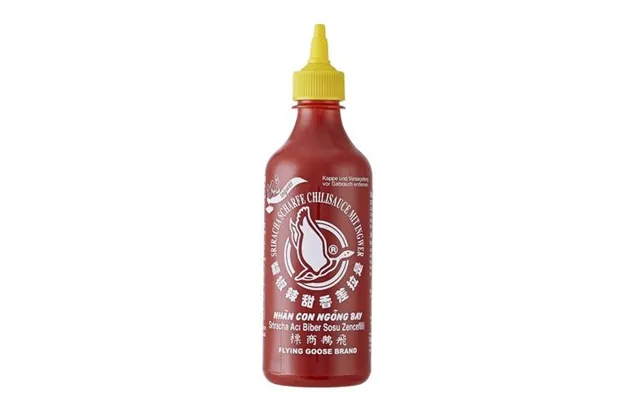 Sriracha Chili Sauce M. Ingefær 455 Ml. - Sriracha Chilisauce Og Andre Chili Saucer