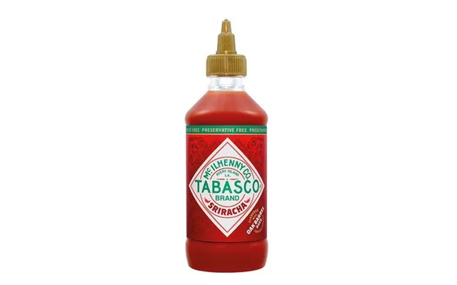 Sriracha Tabasco Sauce 256 Ml. - Sriracha Chilisauce Og Andre Chili Saucer