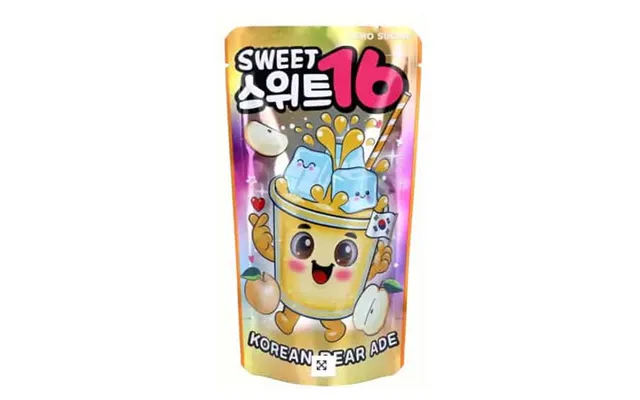 Sweet16 Korean Pear Ade Zero Sugar 200 Ml - Juice, Frugtdrik Og Øvrige Drikke