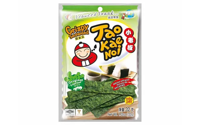 Taokaenoi Japansk Seaweed Original 32 G. - Tang Snacks
