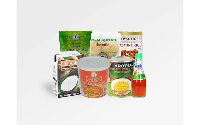 Thai Rød Karry Kit - Medium Stærk 7 Dele
