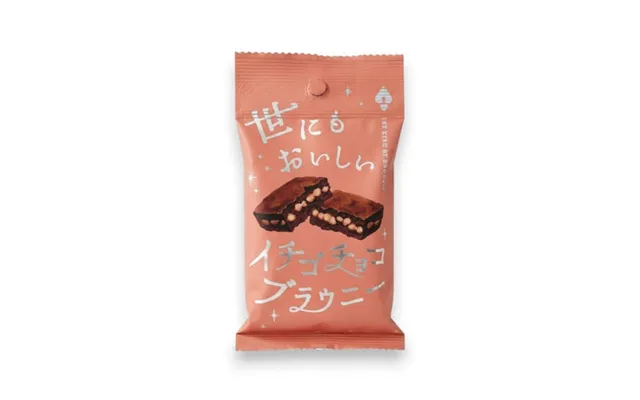 The King Of Brownie Strawberry Chocolate Brownie 35 G. - Slik Og Søde Sager