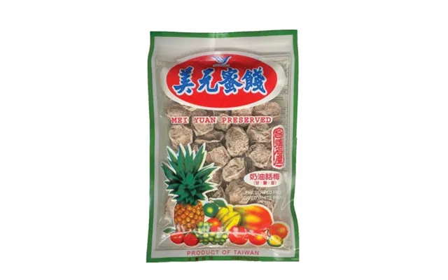 Tørrede Blommer Mei Yuan Dried White Prune 50 G. - Tørret Frugt