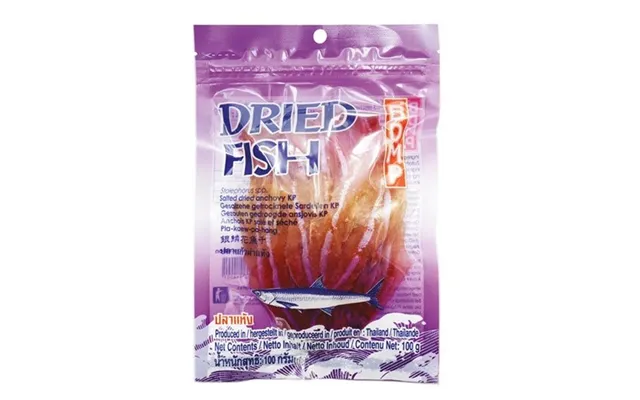 Tørrede Saltede Ansjoser Dried Anchovy Kp 100 G. - Andet Køl