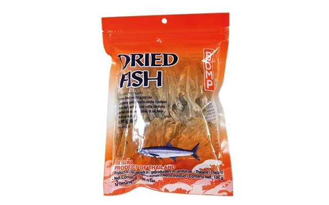 Tørret Hvide Sardiner White Sardines 100 G. - Andet Køl