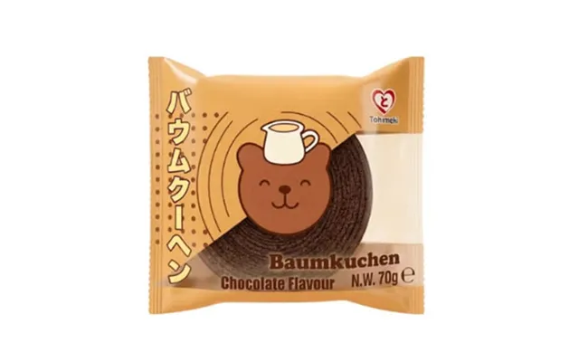 Tokimeki Baumkuchen Kage Med Chokoladesmag 70 G. - Kiks Og Kager