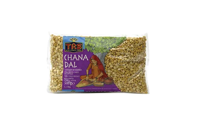 Trs Chana Dal Afskallede Og Delte Kikærter 500 G. - Bønner Og Bælgfrugter