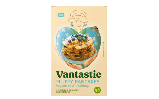 Vantastic Fluffy Pancakes 180 G. - Kiks Og Kager