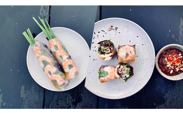 Vietnamesiske Friske Forårsruller Kit - Rispapir