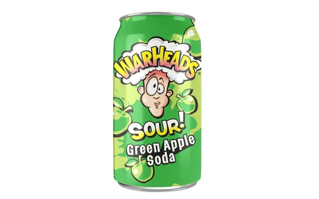 Warheads Soda Green Apple Sour 355 Ml. - Stop Madspild