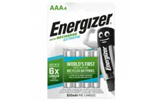 Energizer Recharge Extreme Eco Aaa 800mah 4 Pack - Batteri