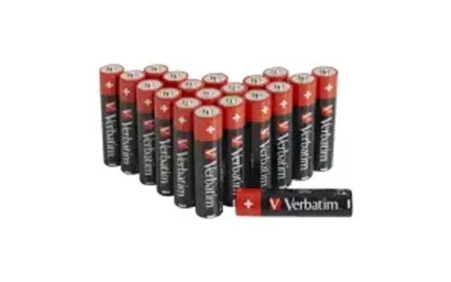Verbatim Alkaline Battery Aa 4 20 Pack