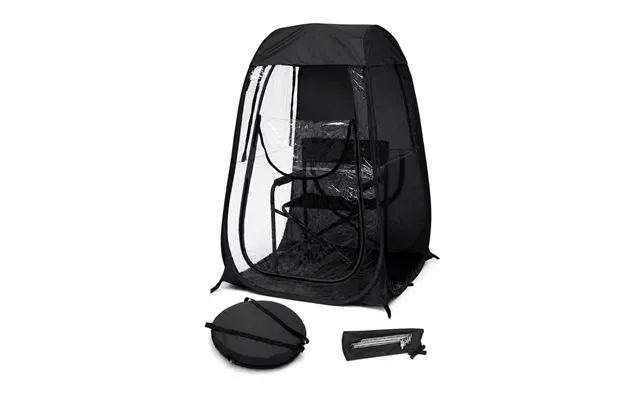 1 Persons Popup Telt Sort - 150 Cm