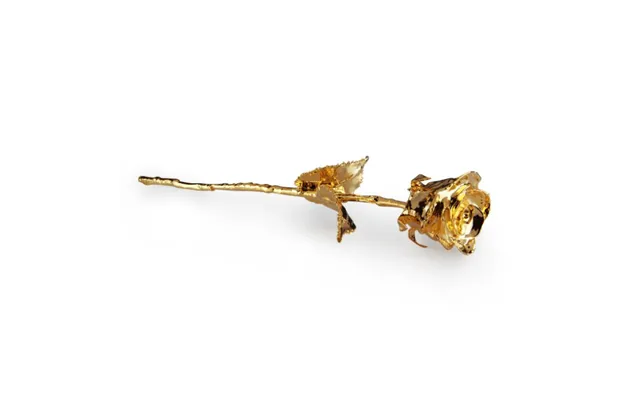 24k Guld Rose 28 Cm Inkl. Sort Gaveboks