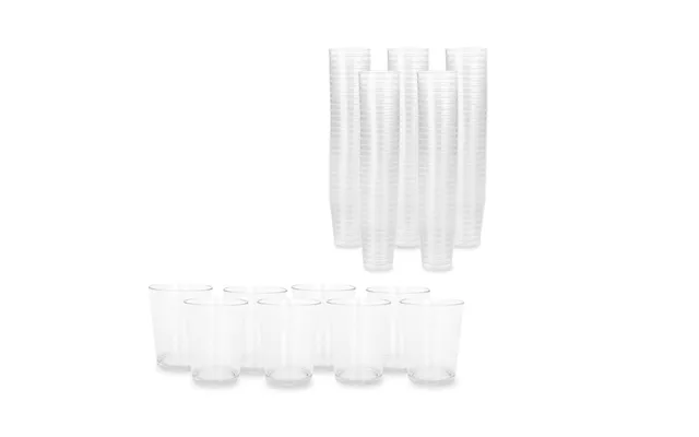 3 Cl Plastik Shotglas 100x Klar Genanvendelige