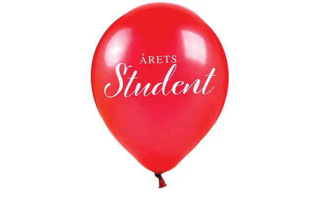 Årets Student Balloner Rød 10x - 25cm