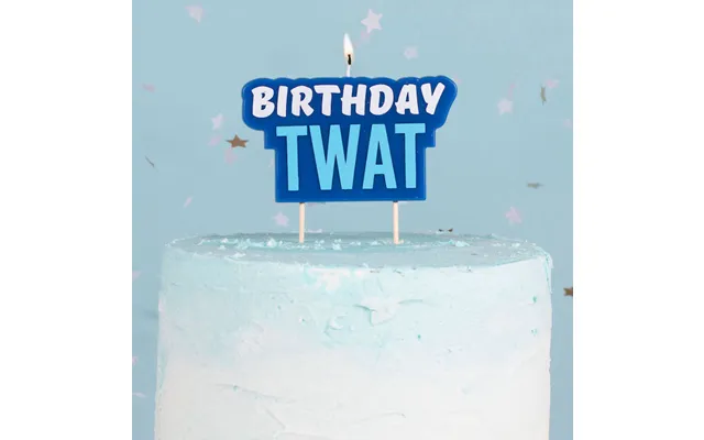 Birthday Twat Fødselsdagslys - 5,8x10 Cm