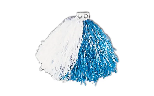 Cheerleader Pom Pom Blå Og Hvid - 1x