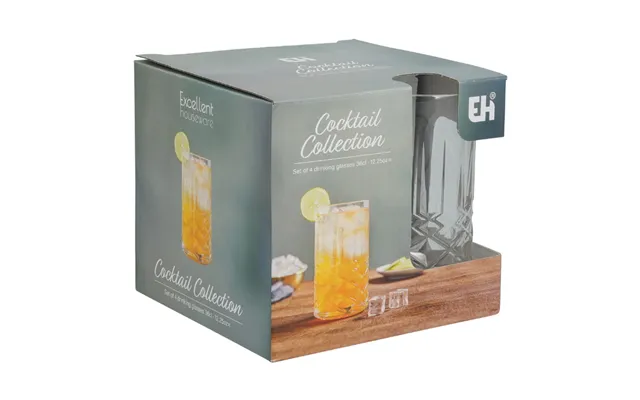 Cocktail Glas 360 Ml - 4x