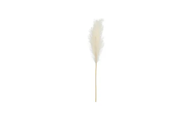 Cremehvid Kunstig Pampasgræs - 110 Cm