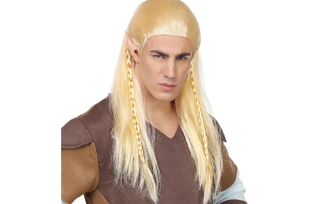 Elver Blond Lang Paryk Til Mænd