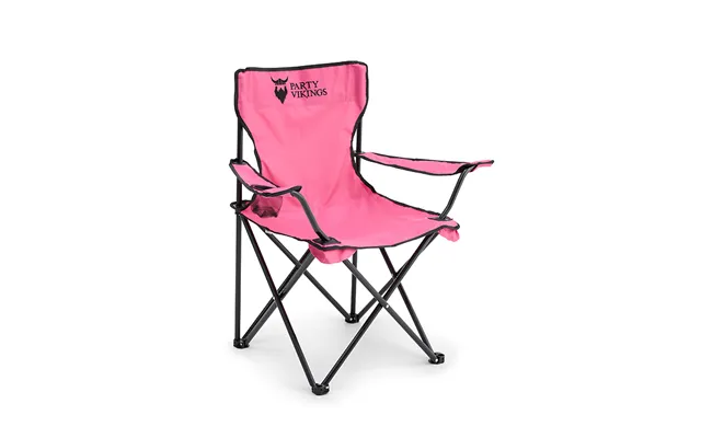 Festivalstol Pink Inkl Kopholder Campingstol