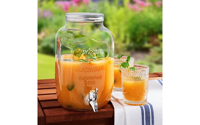 Glas Dispenser Med Metal Hane 4 Liter Deluxe