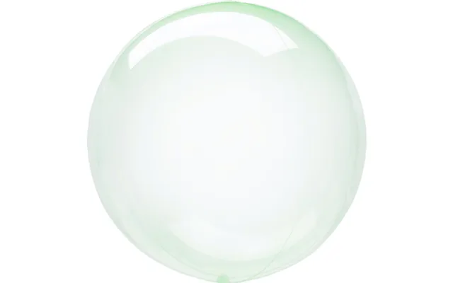 Grøn Krystal Klar Folie Ballon 45-55 Cm
