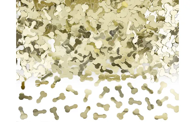 Guld Penis Konfetti - 30 G