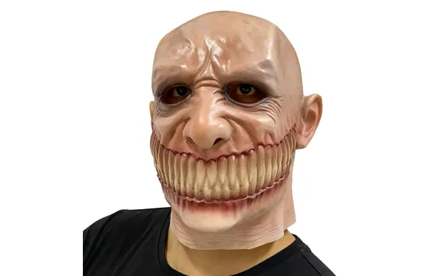 Halloween Dæmonmaske Med Drabelige Tænder - Onesize