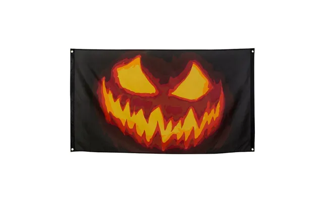 Halloween Græskar Polyester Banner - 150x90 Cm
