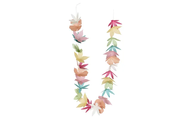 Hawaii Krans Halskæde Pastelfarver - 95 Cm