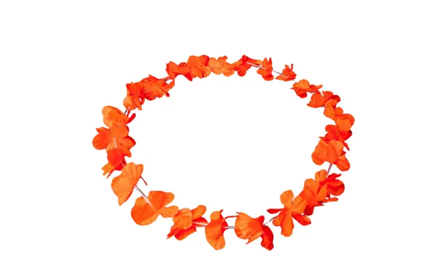 Hawaii Krans Neon Halskæde Orange Uv