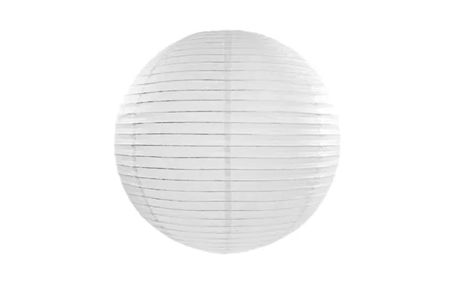 Hvid Papir Lanterne - 30 Cm