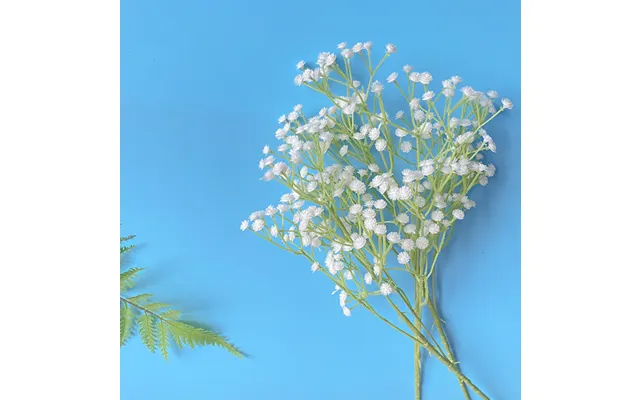 Kunstige Blomst Brudeslør Hvid - 63 Cm