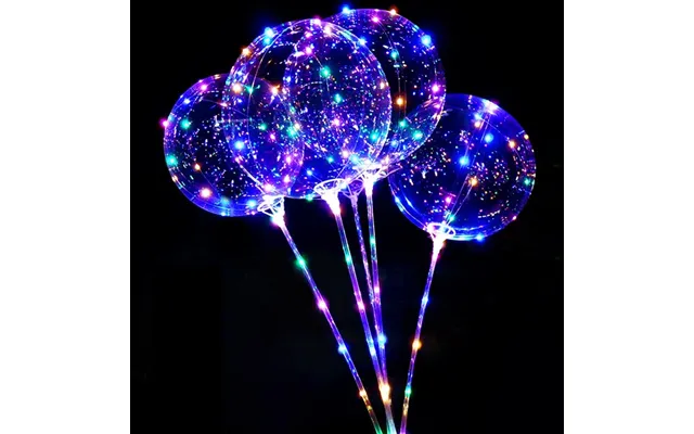 Led Ballon Multifarvet 50 Cm - 3 M