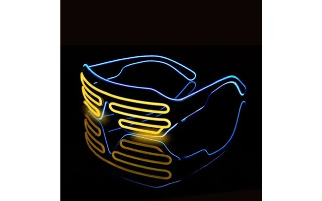 Led Briller Blå Og Gule