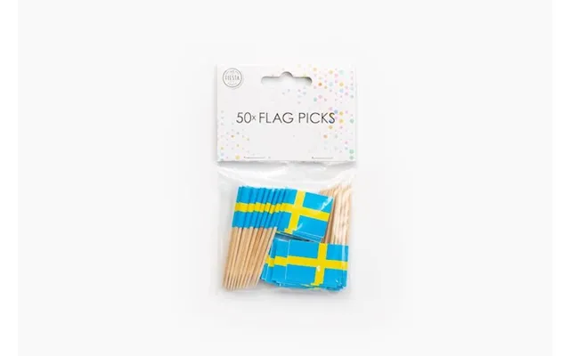 Mad Flag Træpinde Svensk 50x